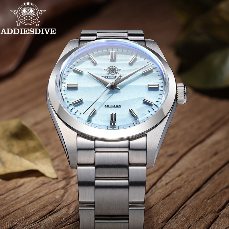 Luxury Watch Japan - ADDIESDIVE 36 ミリメートル腕時計女性用トップブランド日本 VH31 クォーツステンレス鋼 100