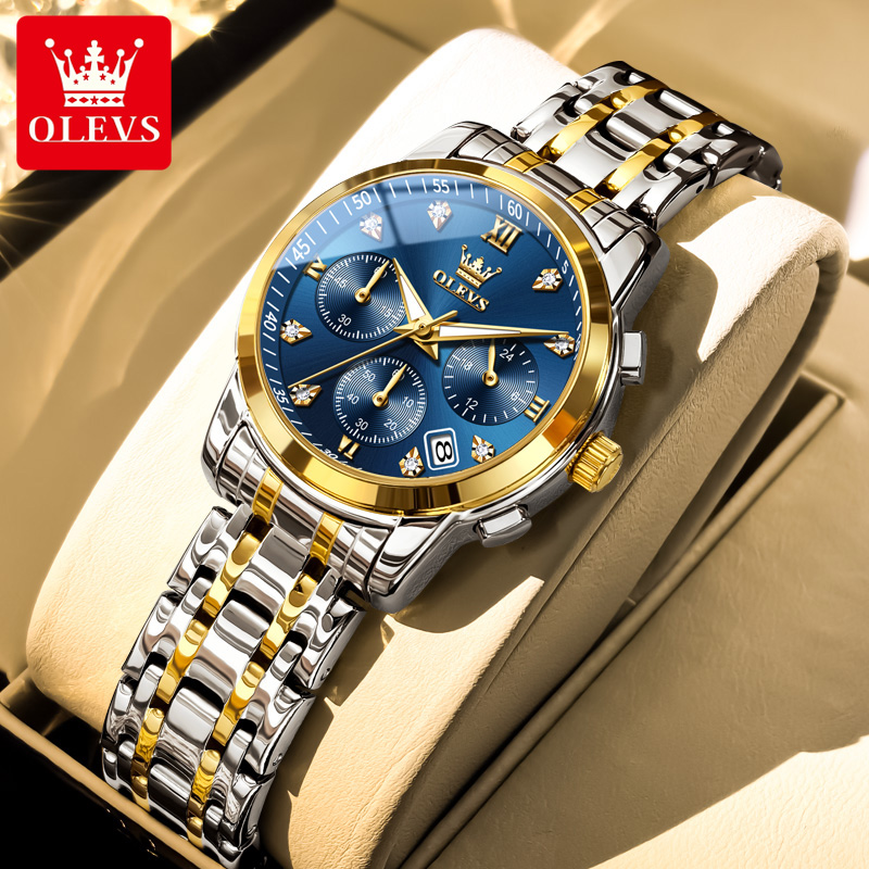 Luxury Watch Diamond - OLEVS レディース腕時計 高級ブランド クォーツ 防水 夜光