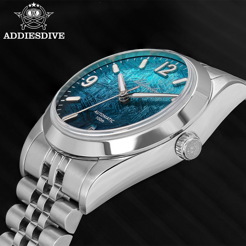 Luxury Watch Second Hand - ADDIESDIVE 高品質高級機械式時計 8215 ムーブメントメンズ自動巻き時計サファイア夜光 100 メートル防水時計