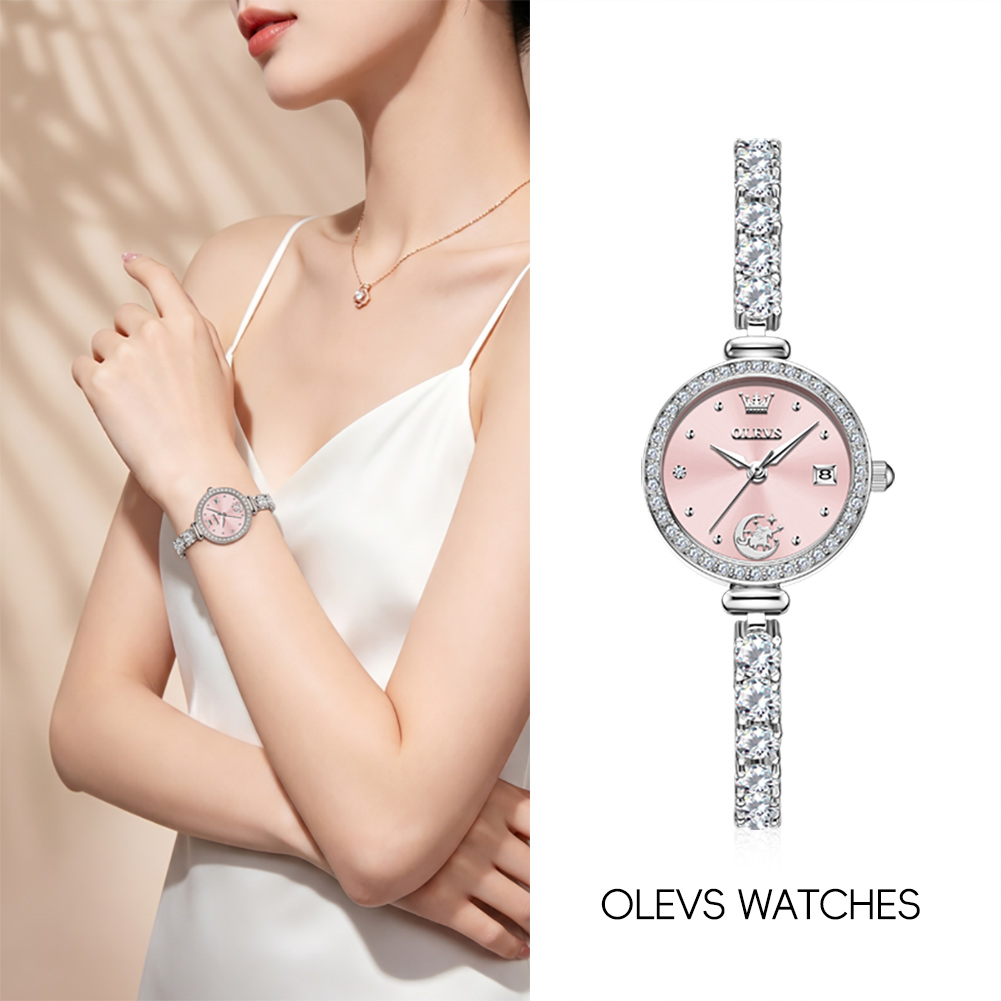 Luxury Watch Logos - OLEVS 2998 ブランドオリジナル正規品 レディース腕時計 ギフトボックス ブレスレット