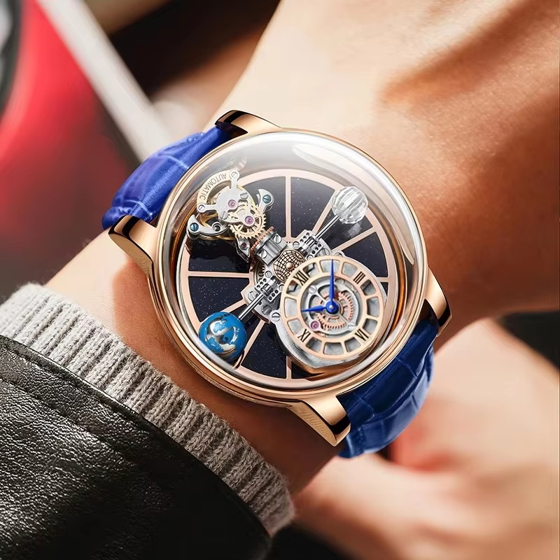 Luxury Watch Holder For Men - PINDUデザイン 2026年新作 メンズ腕時計 ダイヤモンド トゥールビヨン トップブランド