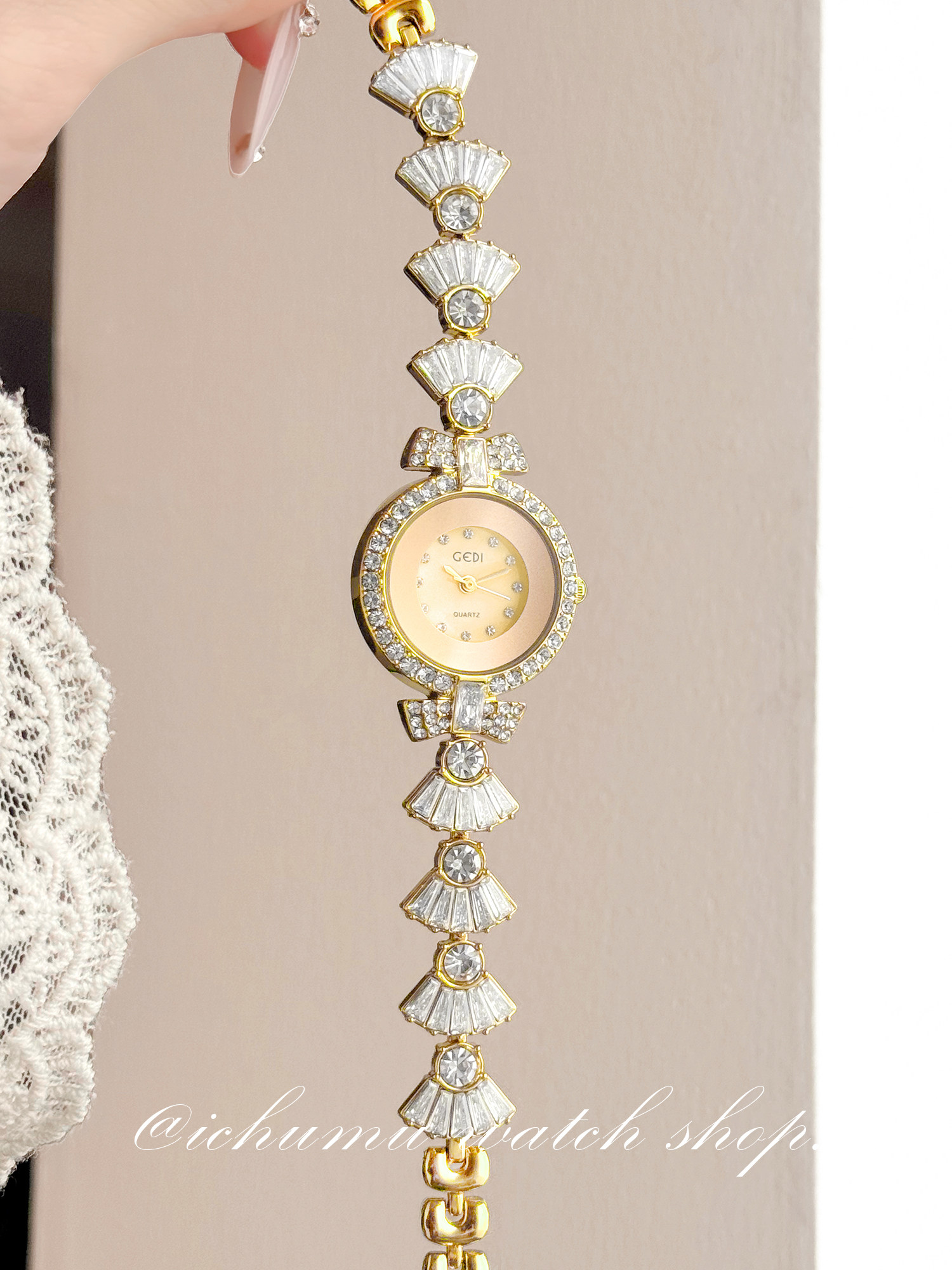 Luxury Watch Diamond - マーメイド レディース腕時計 ライトラグジュアリー ニッチ ダイヤモンドブレスレット クォーツウォッチ