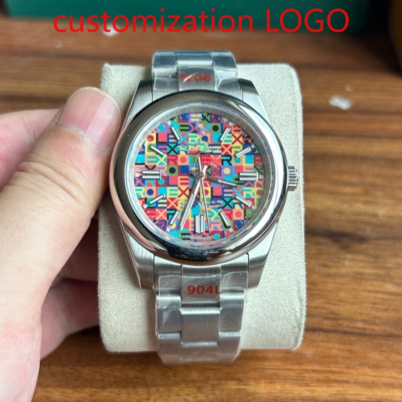Luxury Watch Diamond - 31mm/36mm/40mm カラフルな高級自動巻きムーブメント 904L フィットダイヤル サファイアガラス腕時計 男女兼用