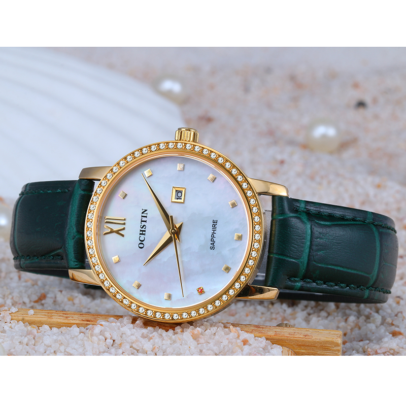 Luxury Watch Diamond - Ochstin-女性用クォーツ時計,日本のアナログ,クォーツ,クリスタル,ビーズの母,時計,妻へのギフト