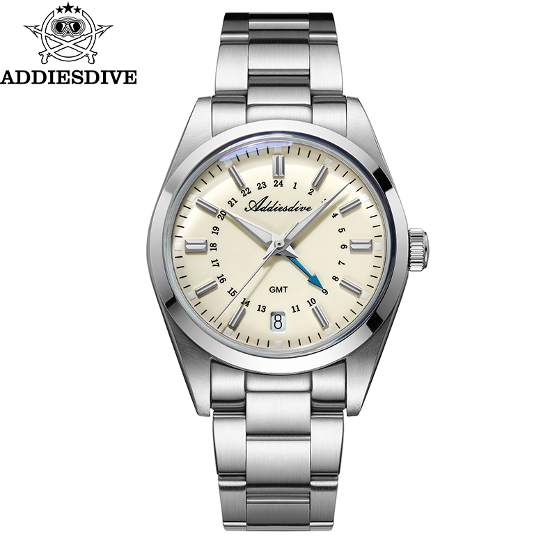 Luxury Watch Logos - ADDIESDIVE ホットブランド 36 ミリメートル高級 GMT 腕時計ギフト男性