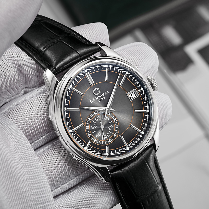 カーニバルグレーダイヤル自動巻き時計高品質メンズ腕時計トップ - Luxury Watch Second Hand のレビューと価格