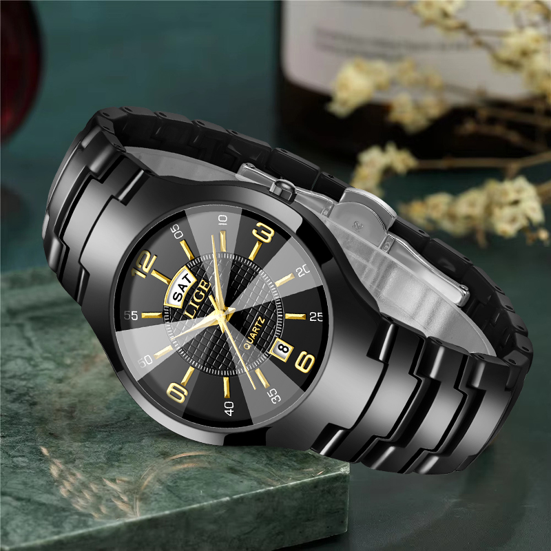 LIGE ファッションエレガントな女性の腕時計高級セラミック - Luxury Watch Display のレビューと価格