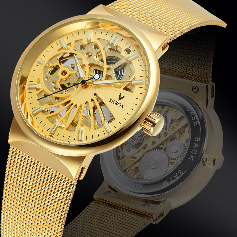 SKROX 高級ブランドファッションマン腕時計スチールスケル - Luxury Watch Repair のレビューと価格
