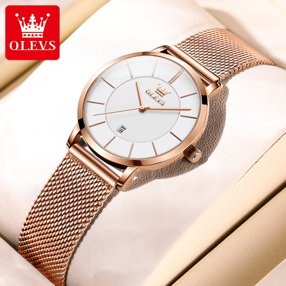 OLEVS レディース腕時計 5869 エレガントでおしゃれ - Luxury Watch Logos のレビューと価格