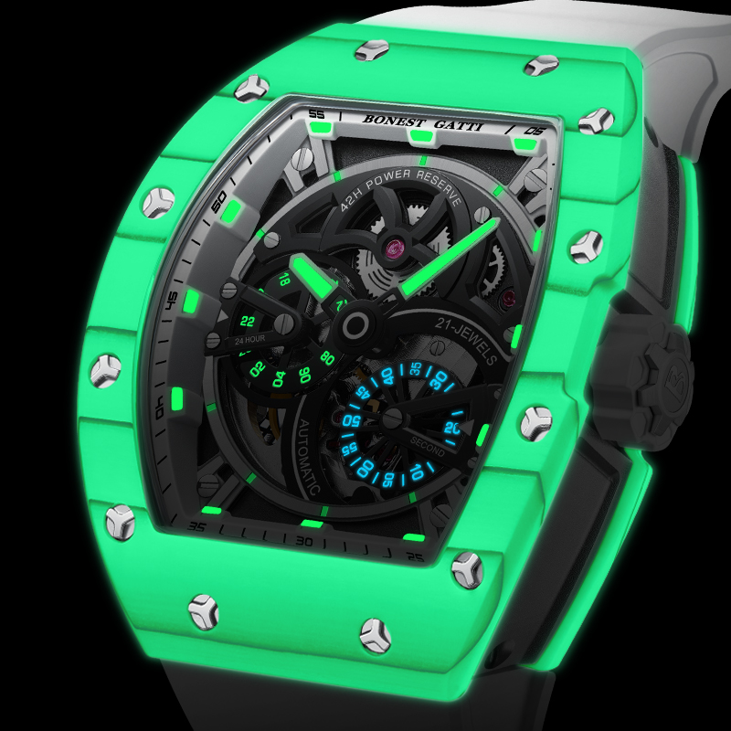 BONEST GATTI メンズ機械式時計 トノー型カーボン - Luxury Watch Second Hand のレビューと価格