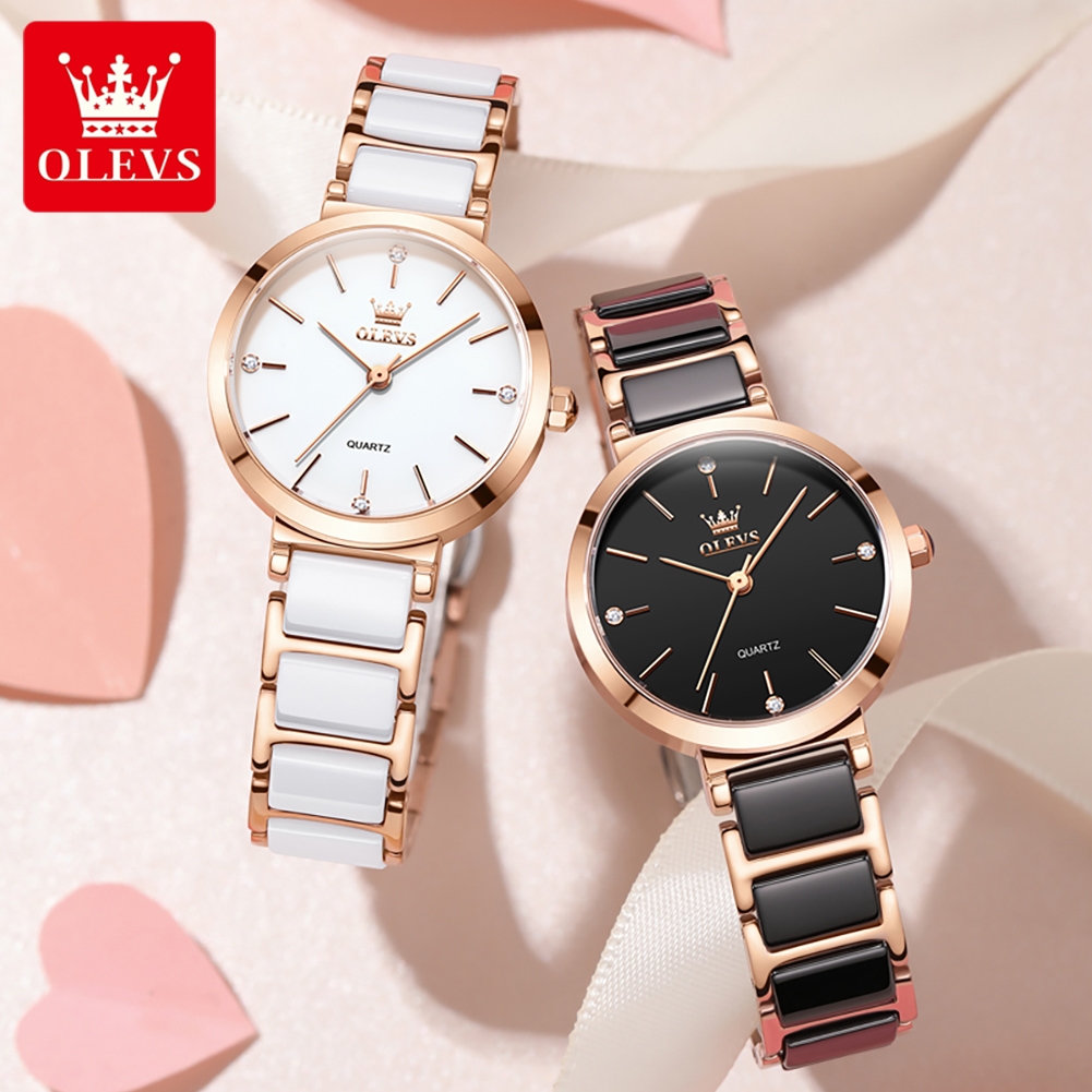 OLEVSレディース腕時計5877高級エレガントクォーツ腕時 - Luxury Watch Logos のレビューと価格