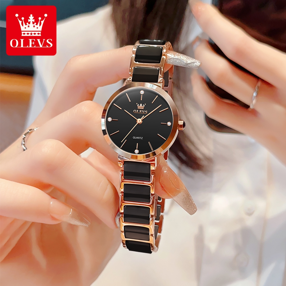 OLEVSレディース腕時計5877高級エレガントクォーツ腕時 - Luxury Watch Logos のレビューと価格