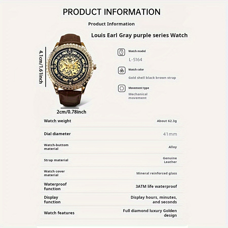 時計の機械式ムーブメント、豪華、大気、ファッショナブル、耐久 - Luxury Watch It のレビューと価格