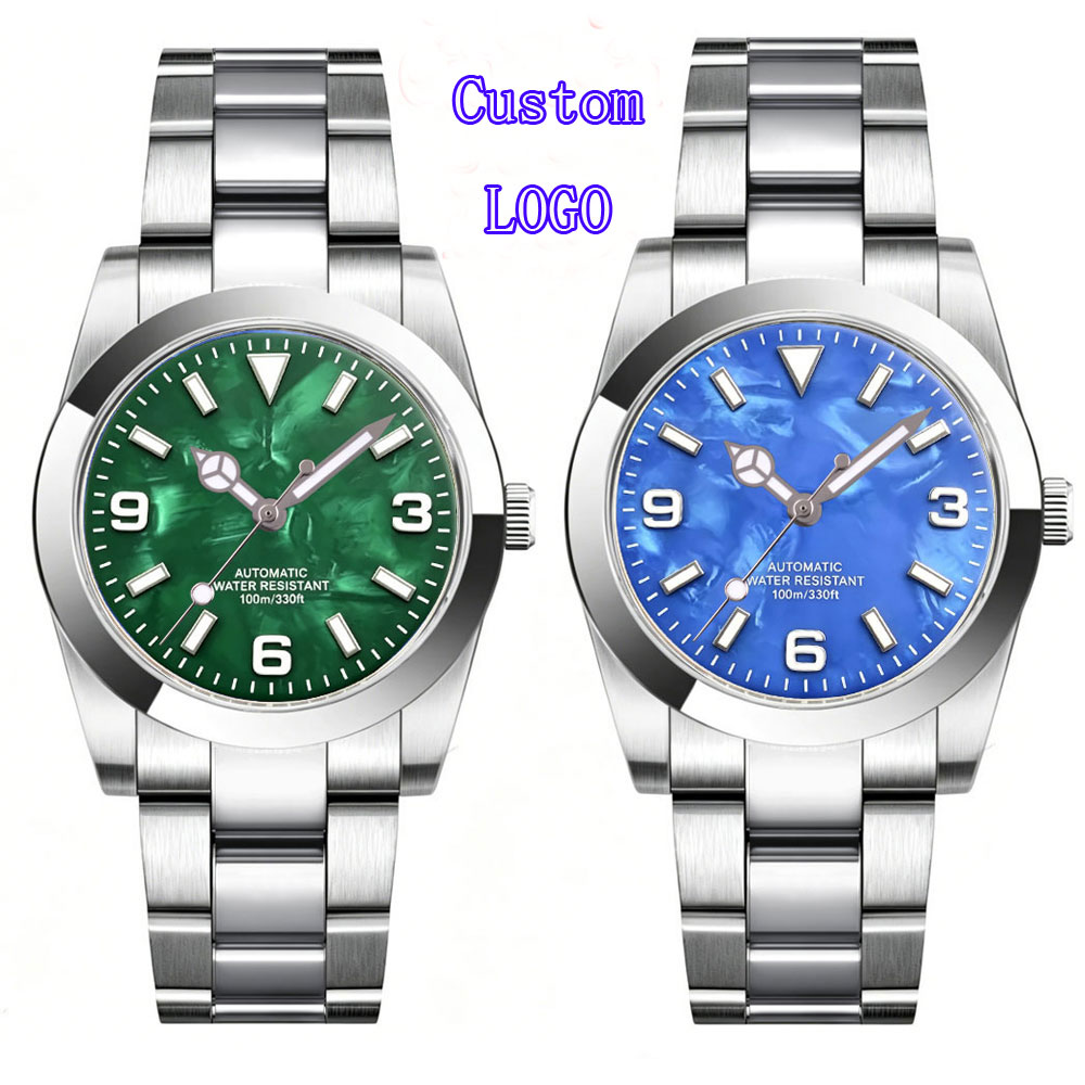 カスタムロゴ腕時計 36mm 39mm マザーオブパール文字 - Luxury Watch Logos のレビューと価格