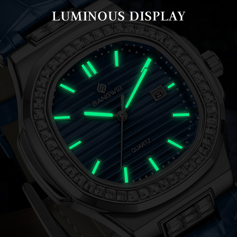 BANGWEI トップブランドの高級メンズ腕時計ビジネスファ - Luxury Watch Holder For Men のレビューと価格