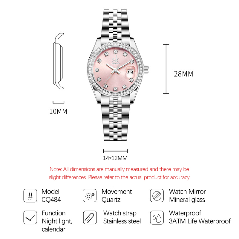 UTHAI CQ484 ファッショナブルな女性用腕時計、軽量 - Luxury Watch Diamond のレビューと価格