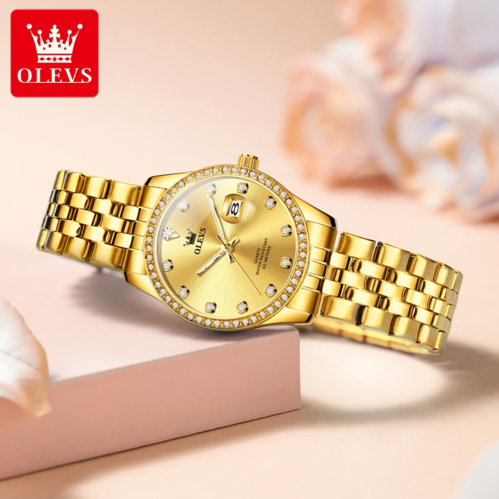 OLEVS 3629 高級トップブランドクォーツ時計女性用ダ - Luxury Watch Diamond のレビューと価格