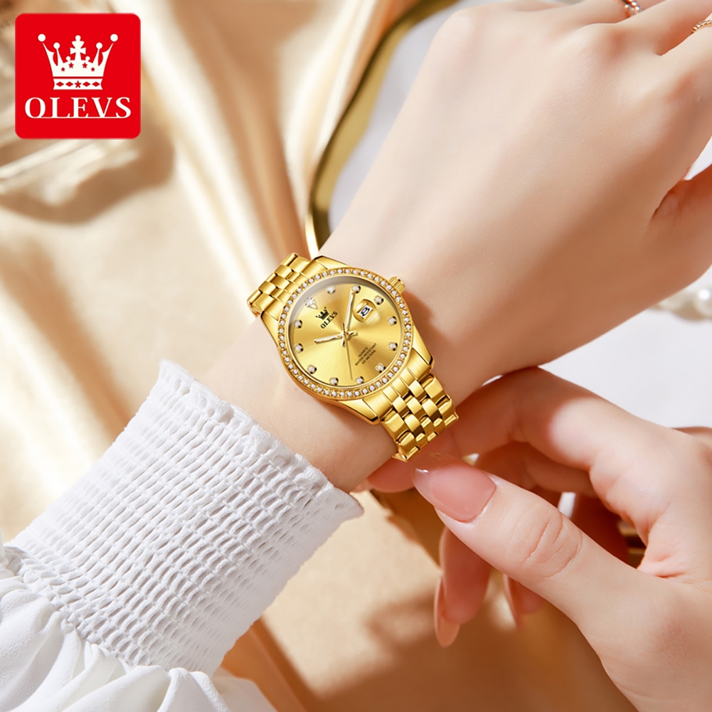 OLEVS 3629 高級トップブランドクォーツ時計女性用ダ - Luxury Watch Diamond のレビューと価格