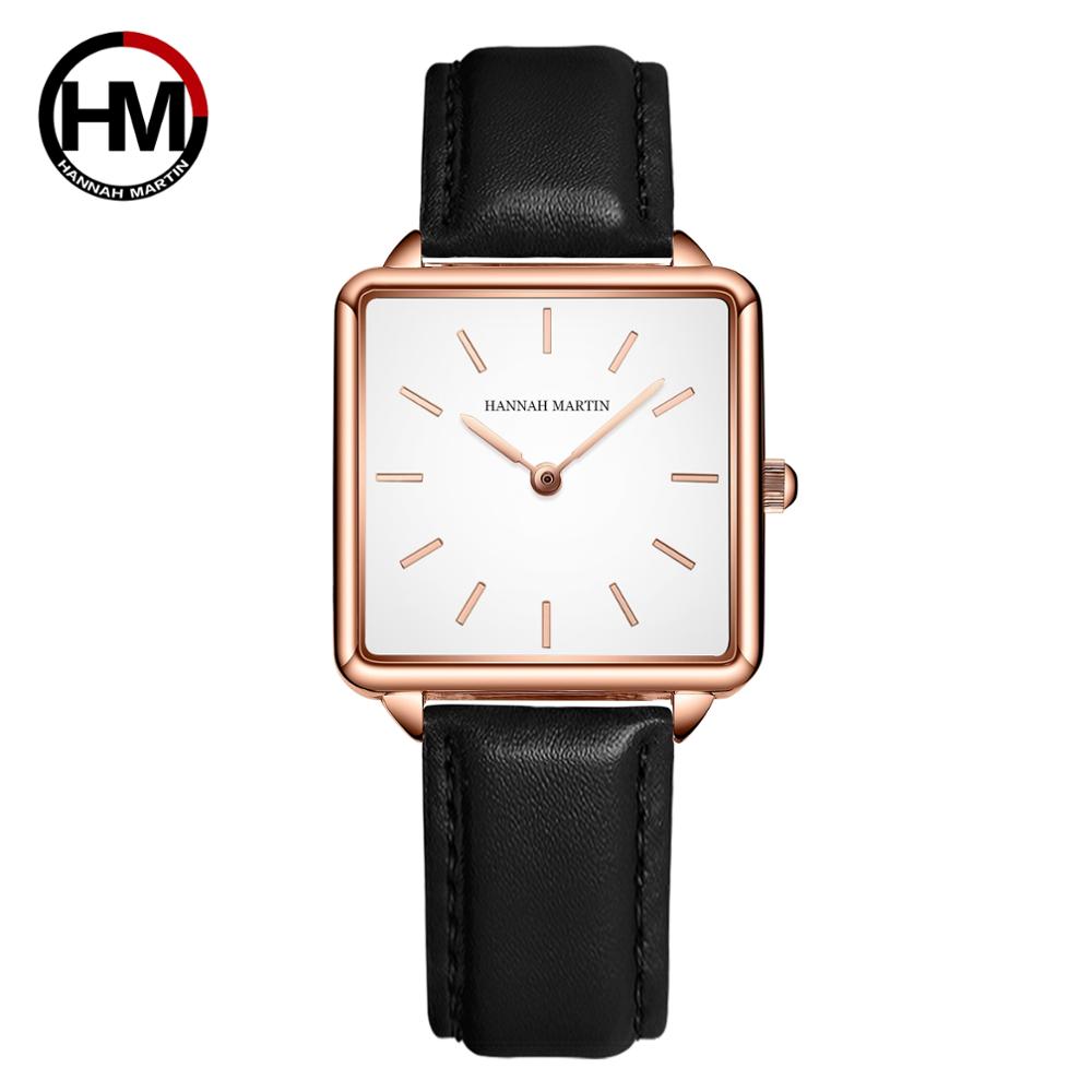 本革ストラップ日本クォーツムーブメントHM-108女性シンプ - Luxury Watch Japan のレビューと価格