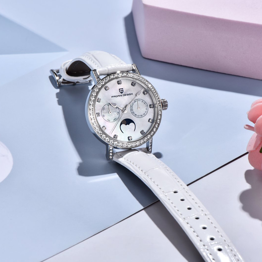 パガーニデザイン女性クォーツ時計モップダイヤルダイヤモンドベ - Luxury Watch Diamond のレビューと価格