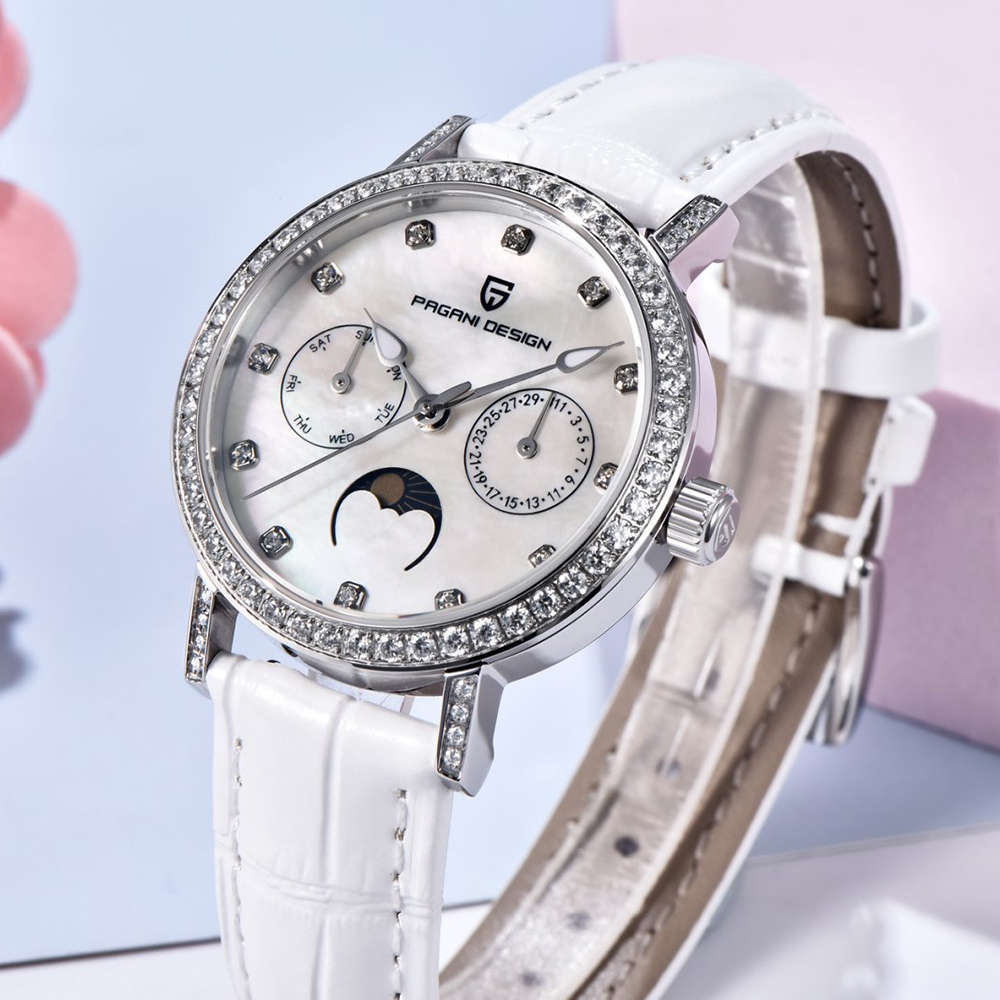 パガーニデザイン女性クォーツ時計モップダイヤルダイヤモンドベ - Luxury Watch Diamond のレビューと価格