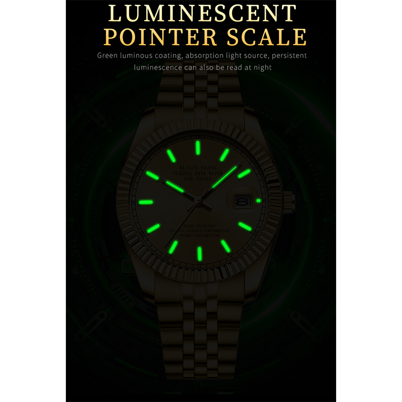 メンズメカニカルクォーツ時計,バタフライバックル,防水,カジ - Luxury Watch Trading のレビューと価格