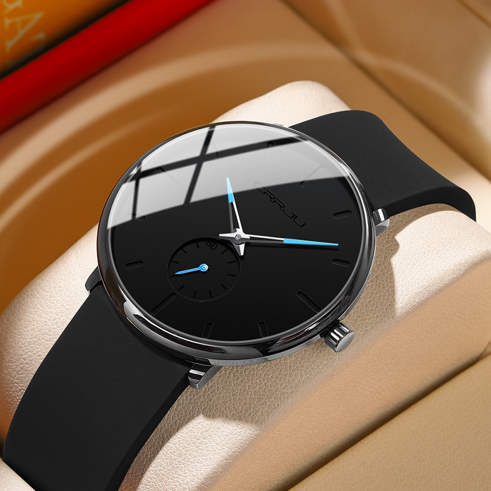 CRRJU 男性女性セットカップルファッションカジュアルシリ - Dress Watch Ultra Thin のレビューと価格