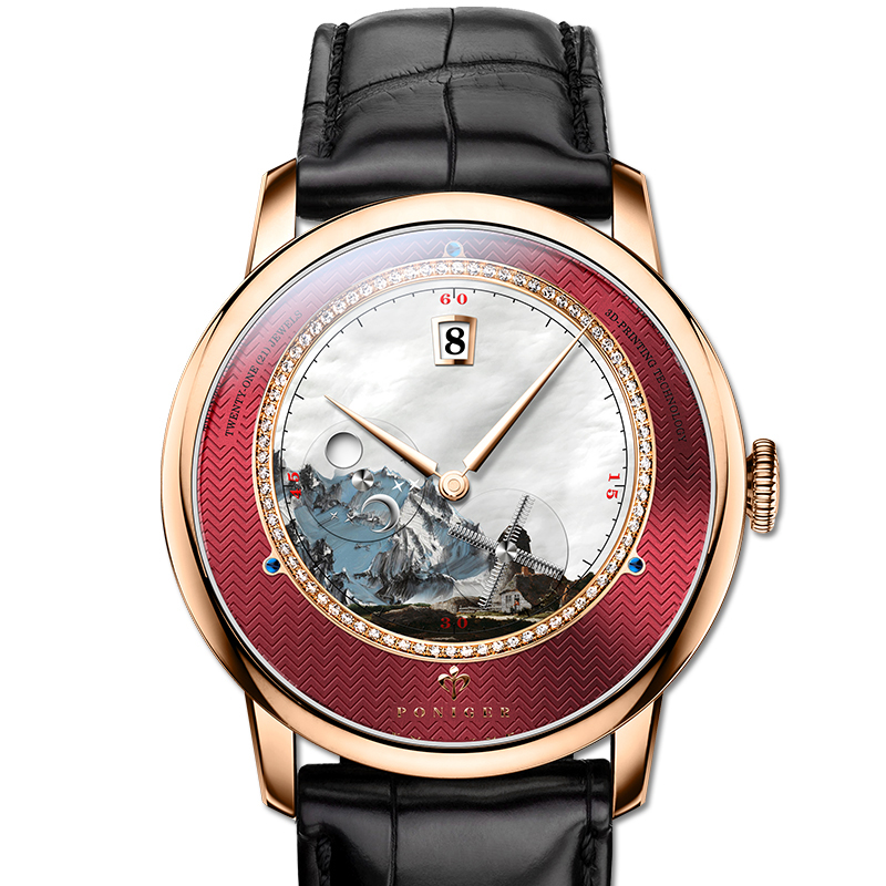 PONIGER 男性自動腕時計 41 ミリメートル高級機械式 - Luxury Watch Second Hand のレビューと価格