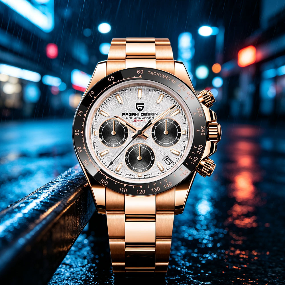トップブランドパガーニデザイン高級メンズ腕時計多機能クロノグ - Luxury Watch Logos のレビューと価格