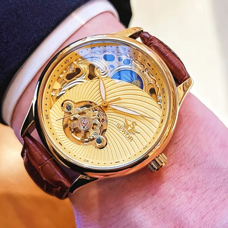 豪華なメンズ自動巻き機械式腕時計。エレガントさとファッション - Luxury Watch It のレビューと価格