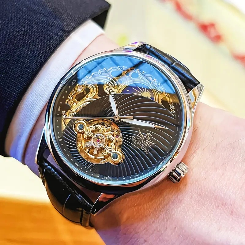 豪華なメンズ自動巻き機械式腕時計。エレガントさとファッション - Luxury Watch It のレビューと価格
