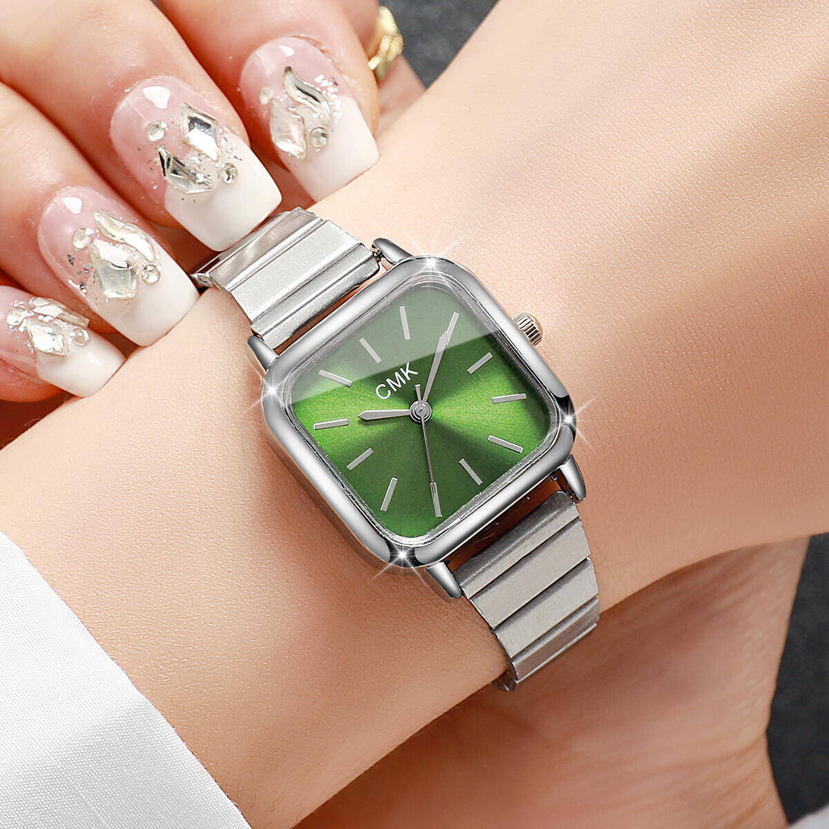 2/3/4/5/6 個ファッションスクエア女性用腕時計セット - Dress Watch Ultra Thin のレビューと価格