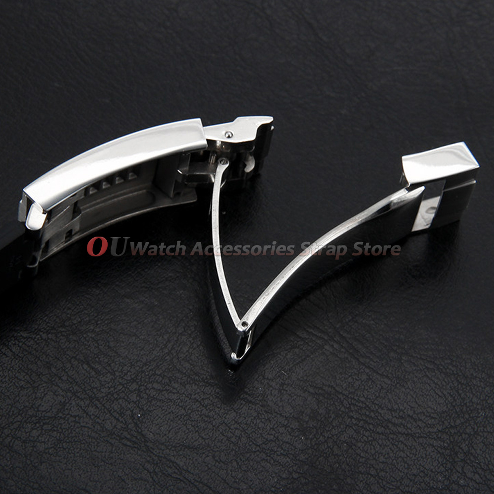9mmx16mm ステンレス鋼デプロイメントクラスプ ロレッ - Luxury Watch Logos のレビューと価格