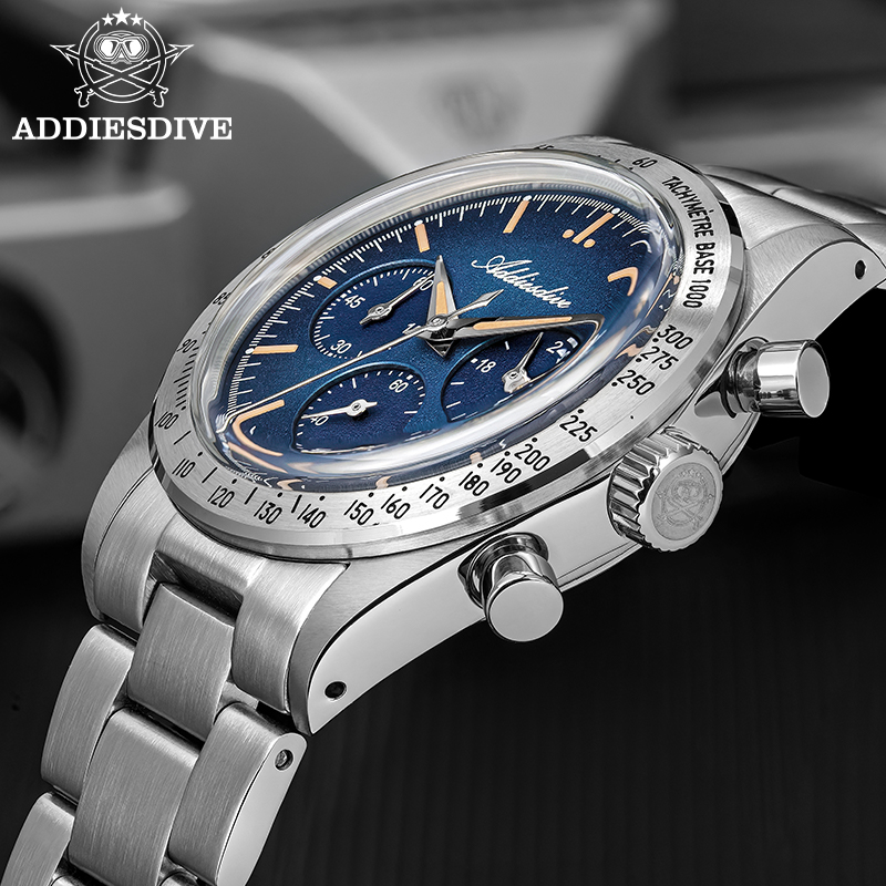 ADDIESDIVE AD2552 日本製 0S20 クロノ - Luxury Watch It のレビューと価格