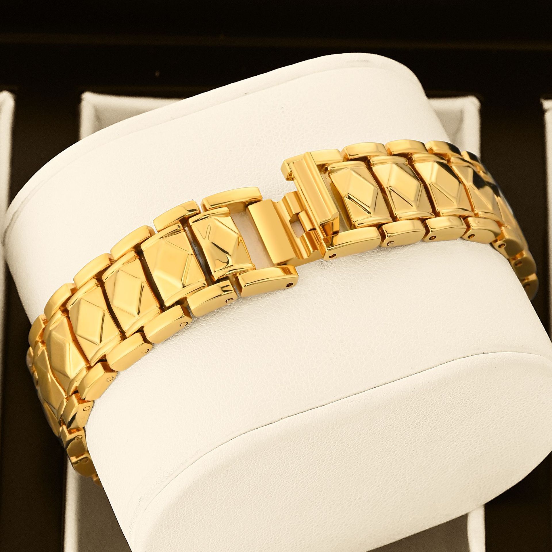 Yalalusi 高級ゴールドダイヤモンド八角形レディース腕 - Luxury Watch Trading のレビューと価格